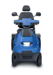 modrá elektrická čtyřkolka Afiscooter S4